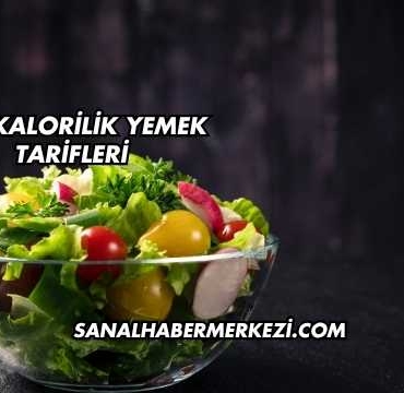 300 Kalorilik Yemek Tarifleri