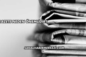 Gazete Neden Önemlidir?