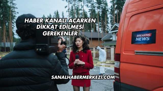 Haber Kanalı Açarken Dikkat Edilmesi Gerekenler
