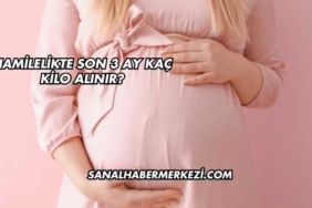 Hamilelikte Son 3 Ay Kaç Kilo Alınır?