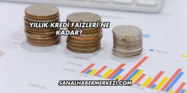 Yıllık Kredi Faizleri Ne Kadar?