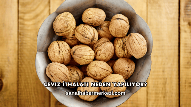 Ceviz İthalatı Neden Yapılıyor?