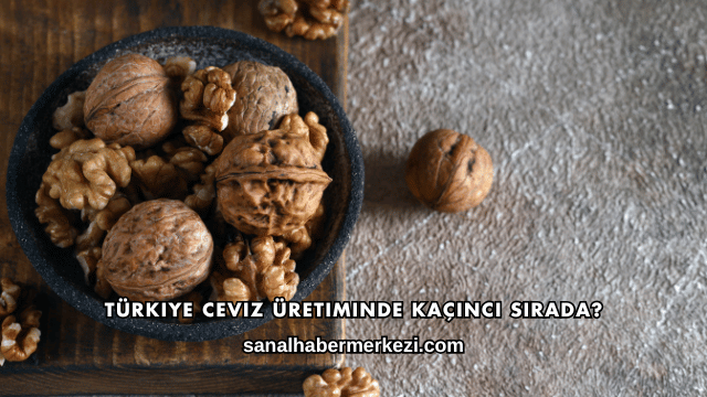 Türkiye Ceviz Üretiminde Kaçıncı Sırada?